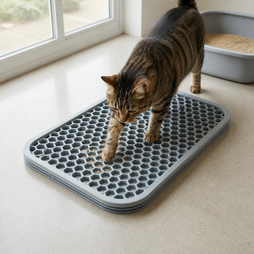 Double-Layer Litter Mat