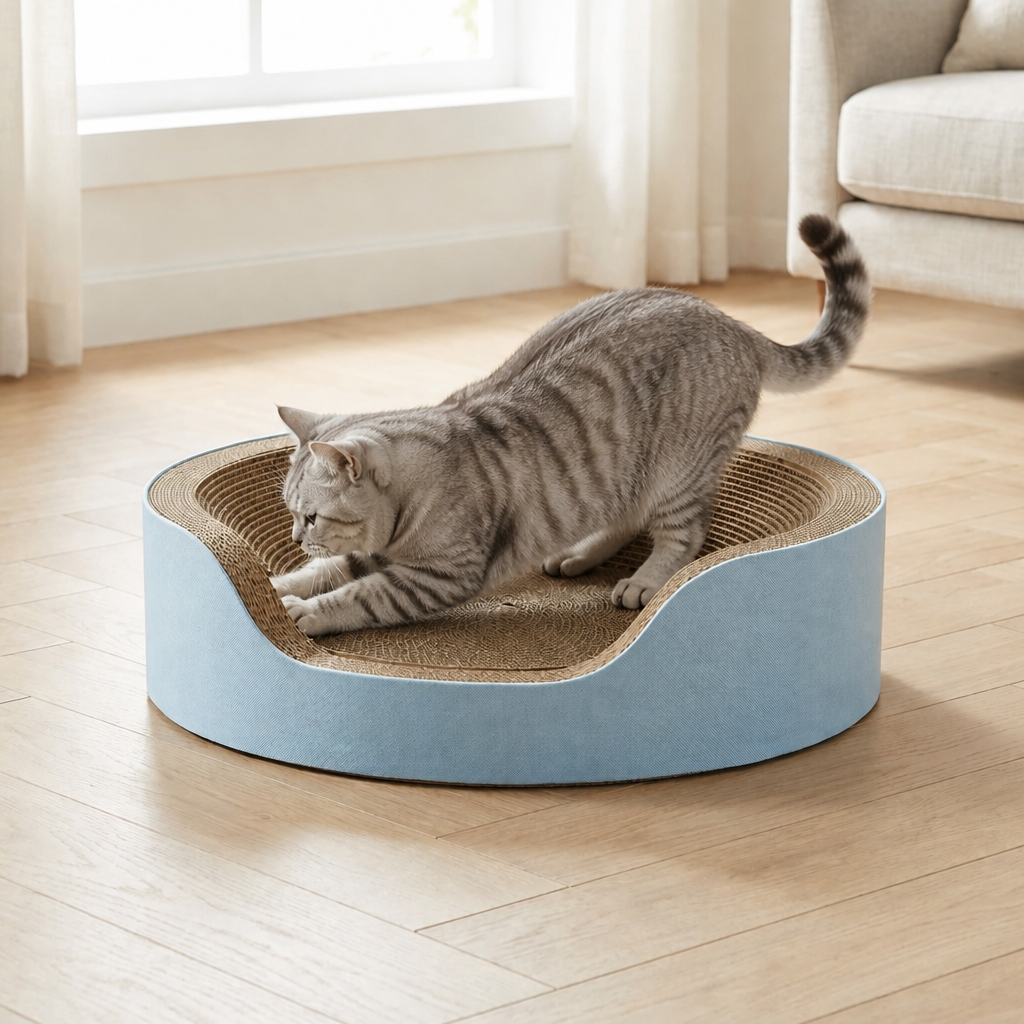 Corrugated Cat Scratcher