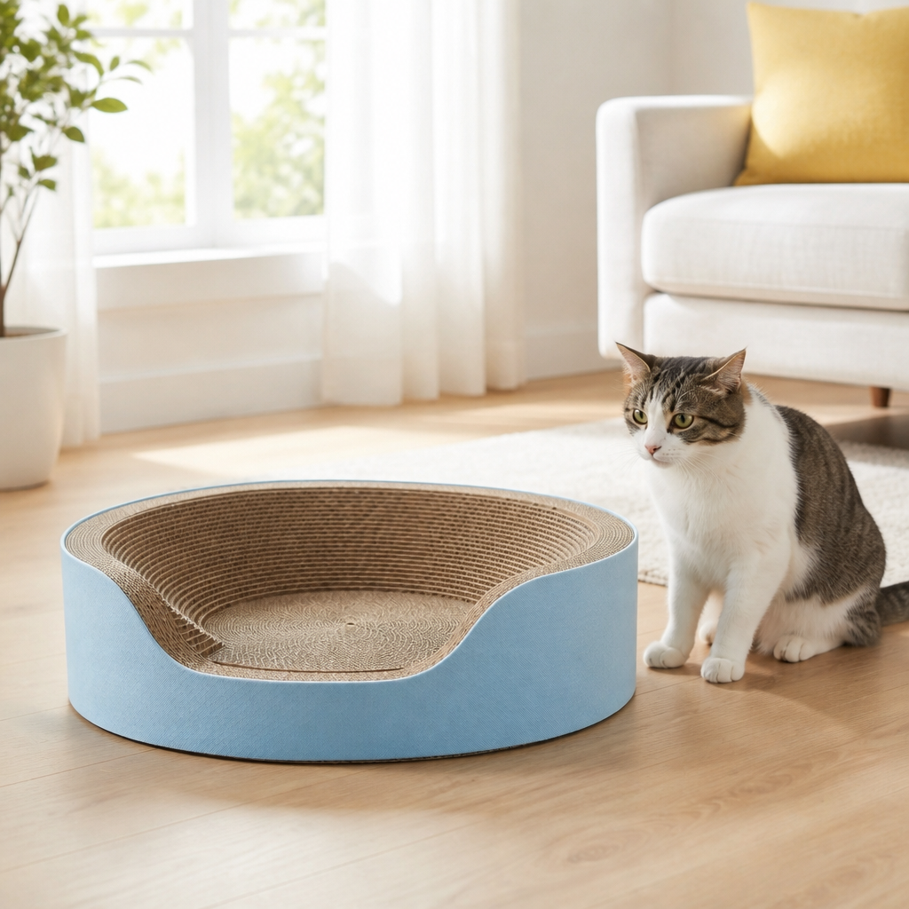 Corrugated Cat Scratcher