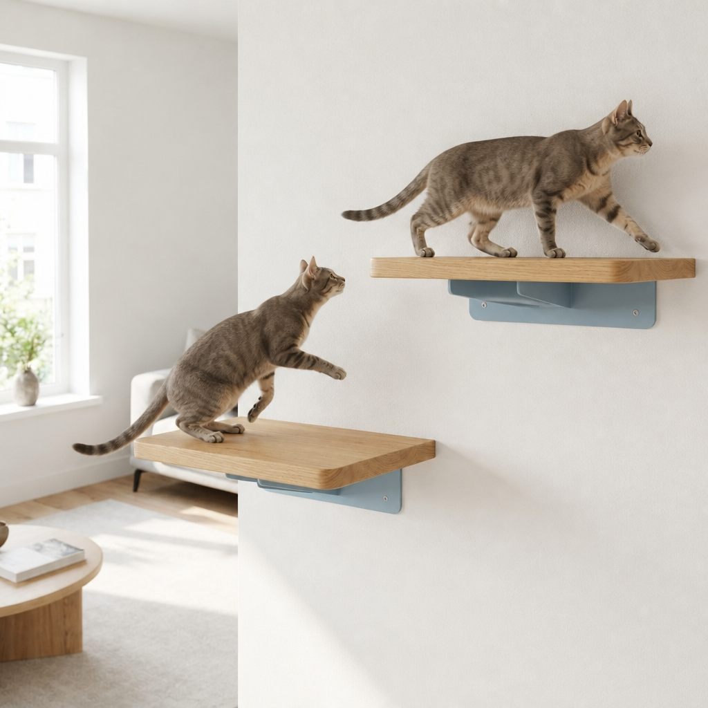 Wall-Mounted Cat Step